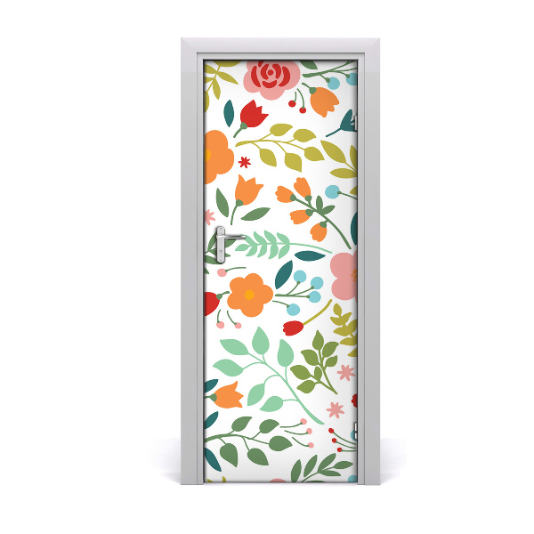 Rivestimento Per Porta Fiori colorati