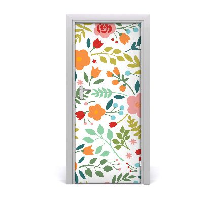 Rivestimento Per Porta Fiori colorati