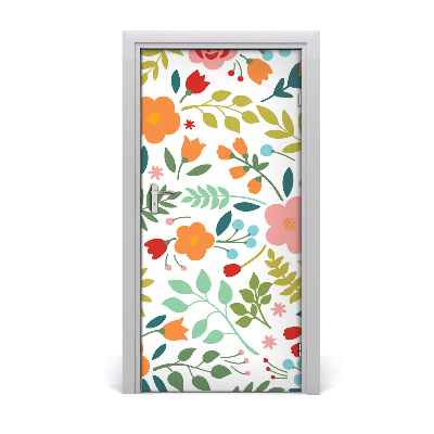 Rivestimento Per Porta Fiori colorati