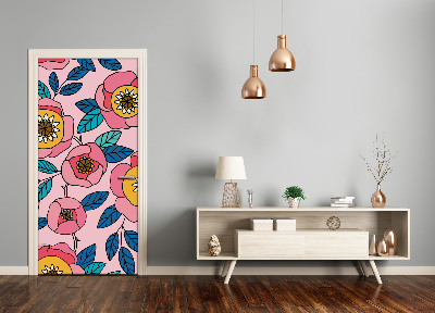 Rivestimento Per Porta Fiori colorati