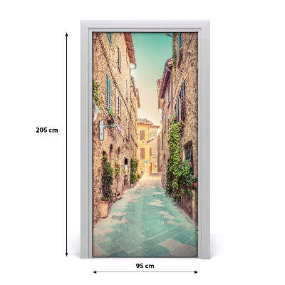 Adesivo per porta Strade italiane