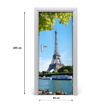 Adesivo per porta interna Torre Eiffel