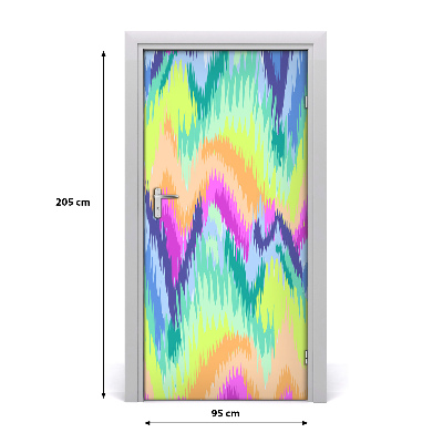 Adesivo per porta Sfondo arcobaleno