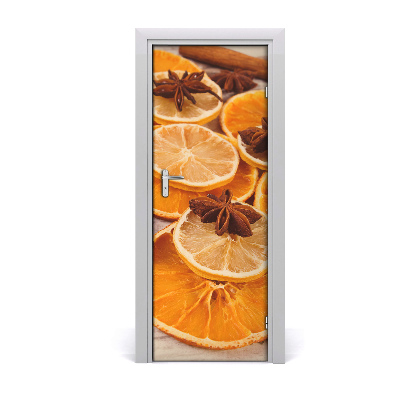 Adesivo per porta interna L'odore del Natale
