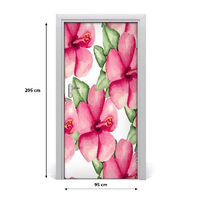 Rivestimento Per Porta Fiori tropicali