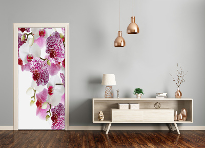 Adesivo per porta Orchidea