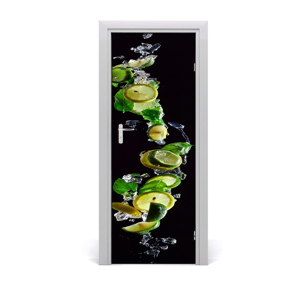 Rivestimento Per Porta Lime e limoni