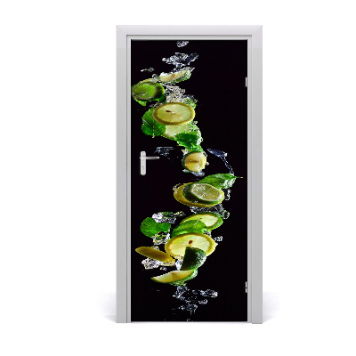 Rivestimento Per Porta Lime e limoni