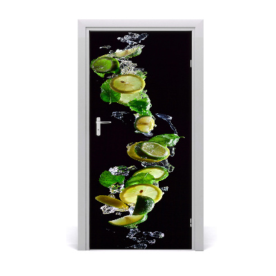 Rivestimento Per Porta Lime e limoni