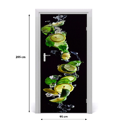 Rivestimento Per Porta Lime e limoni