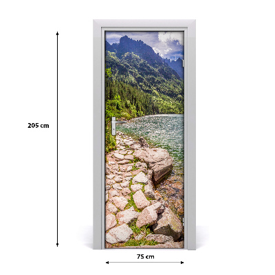Adesivo per porta Morskie Oko Tatry