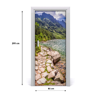 Adesivo per porta Morskie Oko Tatry