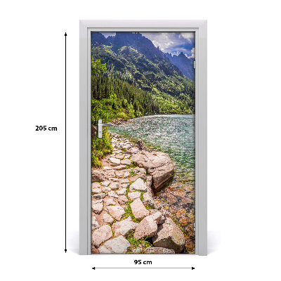 Adesivo per porta Morskie Oko Tatry