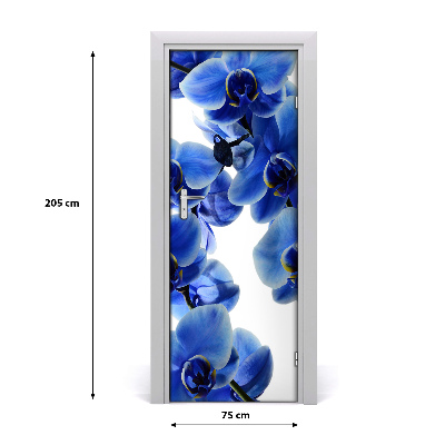 Adesivo per porta fiore di orchidea