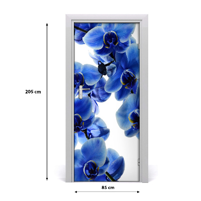 Adesivo per porta fiore di orchidea