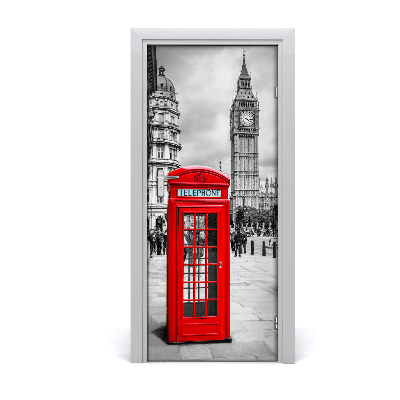 Poster adesivo per porta Londra, Inghilterra