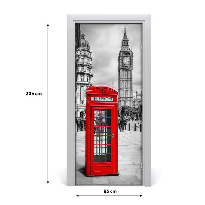 Poster adesivo per porta Londra, Inghilterra