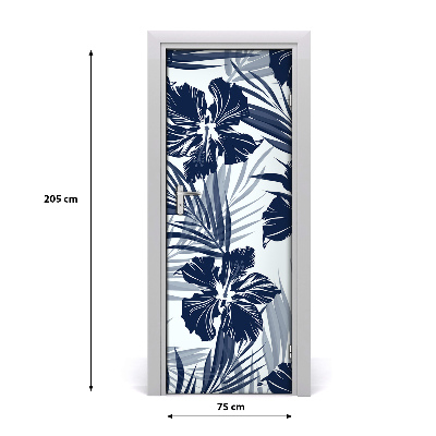 Rivestimento Per Porta Fiori tropicali