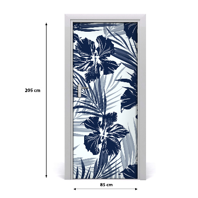 Rivestimento Per Porta Fiori tropicali