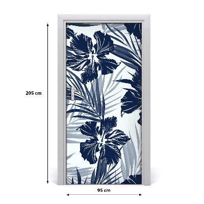 Rivestimento Per Porta Fiori tropicali