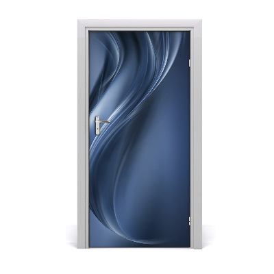 Adesivo per porta interna Onda astratta