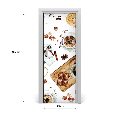 Adesivo per porta Colazione