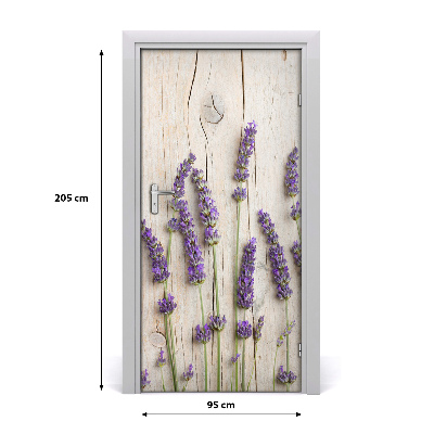 Poster adesivo per porta Lavanda