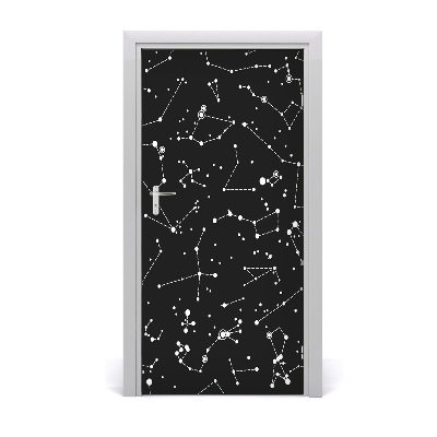 Poster adesivo per porta Costellazione