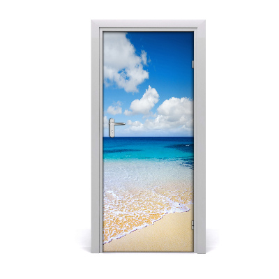 Poster adesivo per porta Spiaggia tropicale