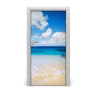 Poster adesivo per porta Spiaggia tropicale