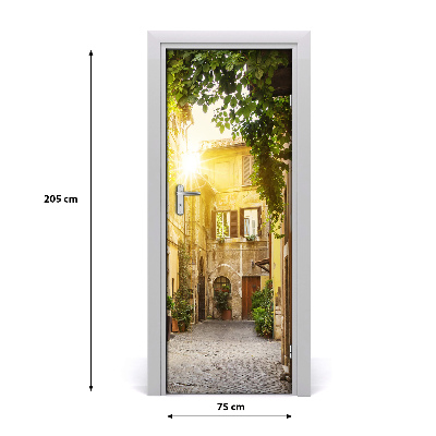 Adesivo per porta interna Strade italiane