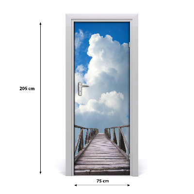 Adesivo per porta Modo in paradiso