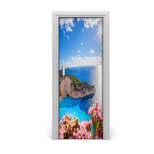 Adesivo per porta interna Zakynthos Grecia