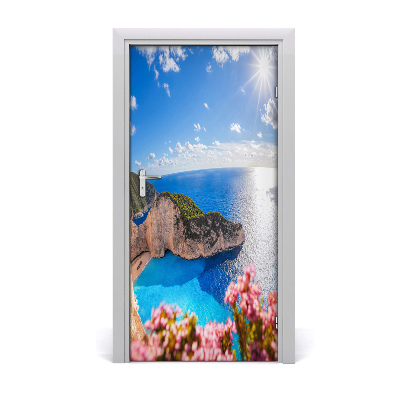 Adesivo per porta interna Zakynthos Grecia