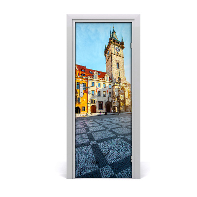 Poster adesivo per porta Praga, Repubblica Ceca