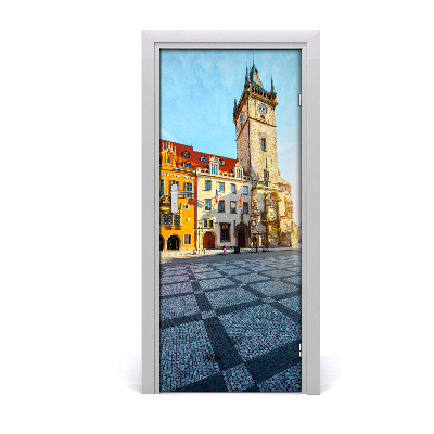 Poster adesivo per porta Praga, Repubblica Ceca