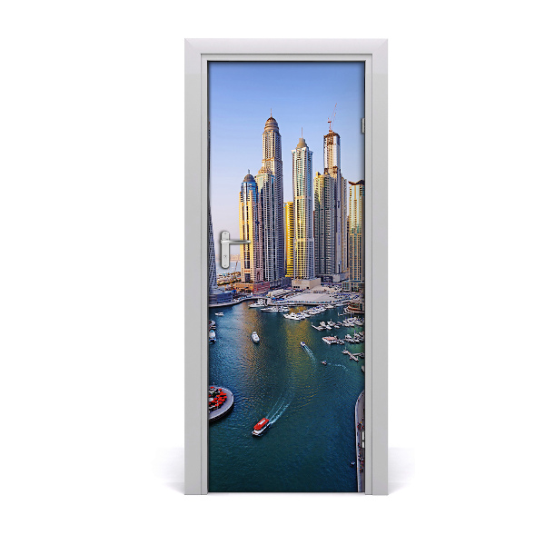 Baia di Dubai - Adesivi per porte 