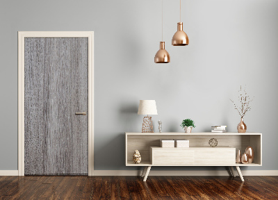 Adesivo per porta Casa in legno
