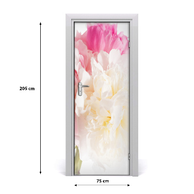 Sticker porta Peonia