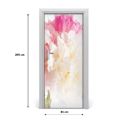 Sticker porta Peonia