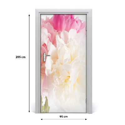 Sticker porta Peonia