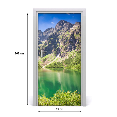 Poster adesivo per porta Morskie Oko Tatry