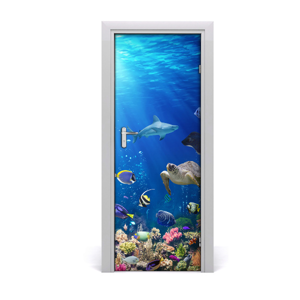 Adesivo per porta barriera corallina