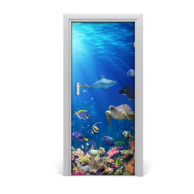 Adesivo per porta barriera corallina