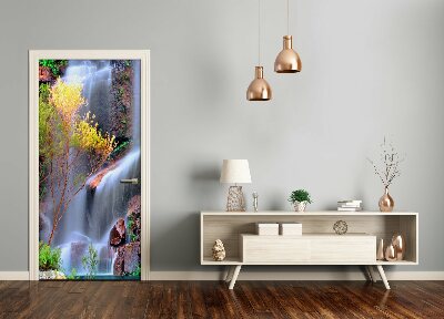 Adesivo per porta Paesaggi a cascata