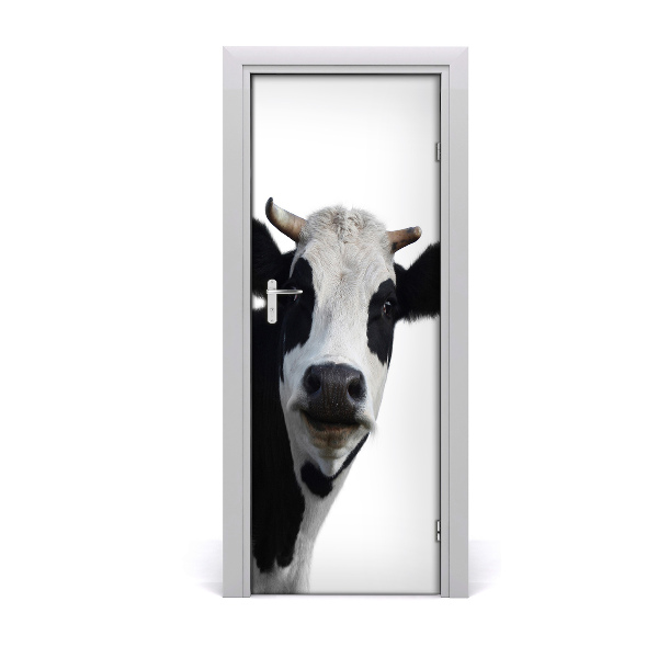 Adesivo per porta interna Mucca macchiata