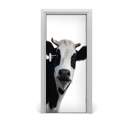 Adesivo per porta interna Mucca macchiata
