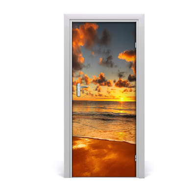 Adesivo per porta interna Spiaggia australiana