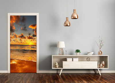 Adesivo per porta interna Spiaggia australiana