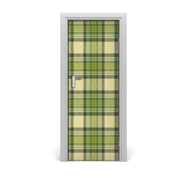 Adesivo per porta Griglia verde